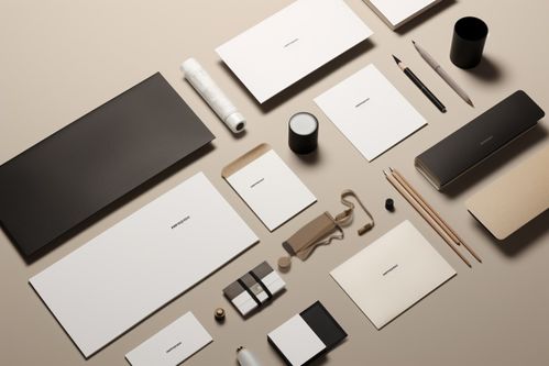 高效構建品牌形象 辦公用品VI樣機效果圖與攝影圖下載指南